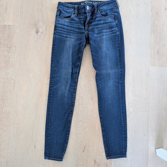 American Eagle Dark Wash Jegging – Size 4 - Picture 1 of 1